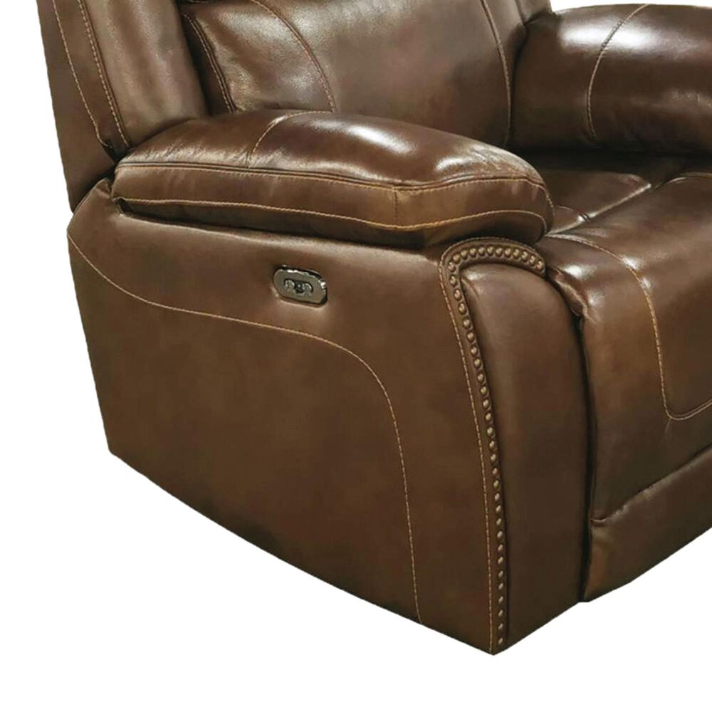 Signature Design by Ashley Trambley Power Recliner with Power Headrest in Walnut, , large
