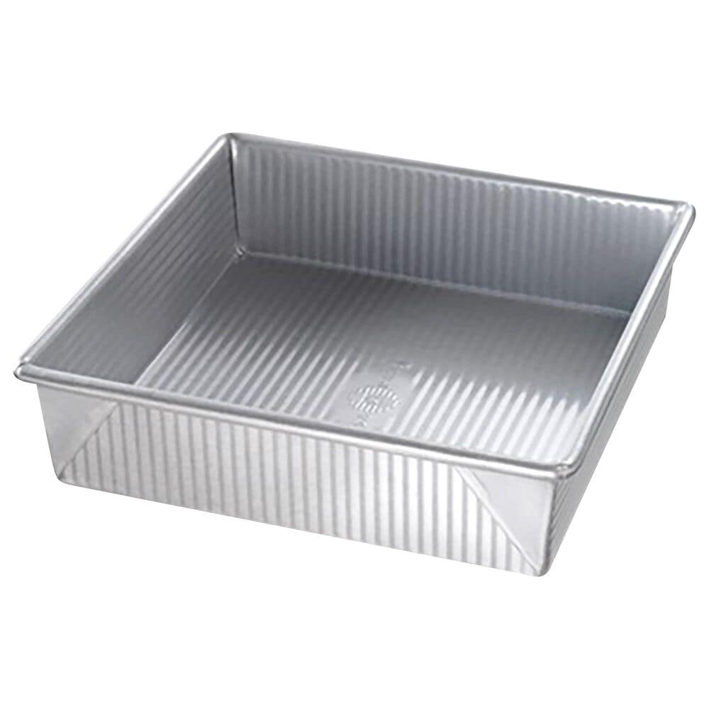 USA PAN 8" Square Cake Pan in Gray, , large