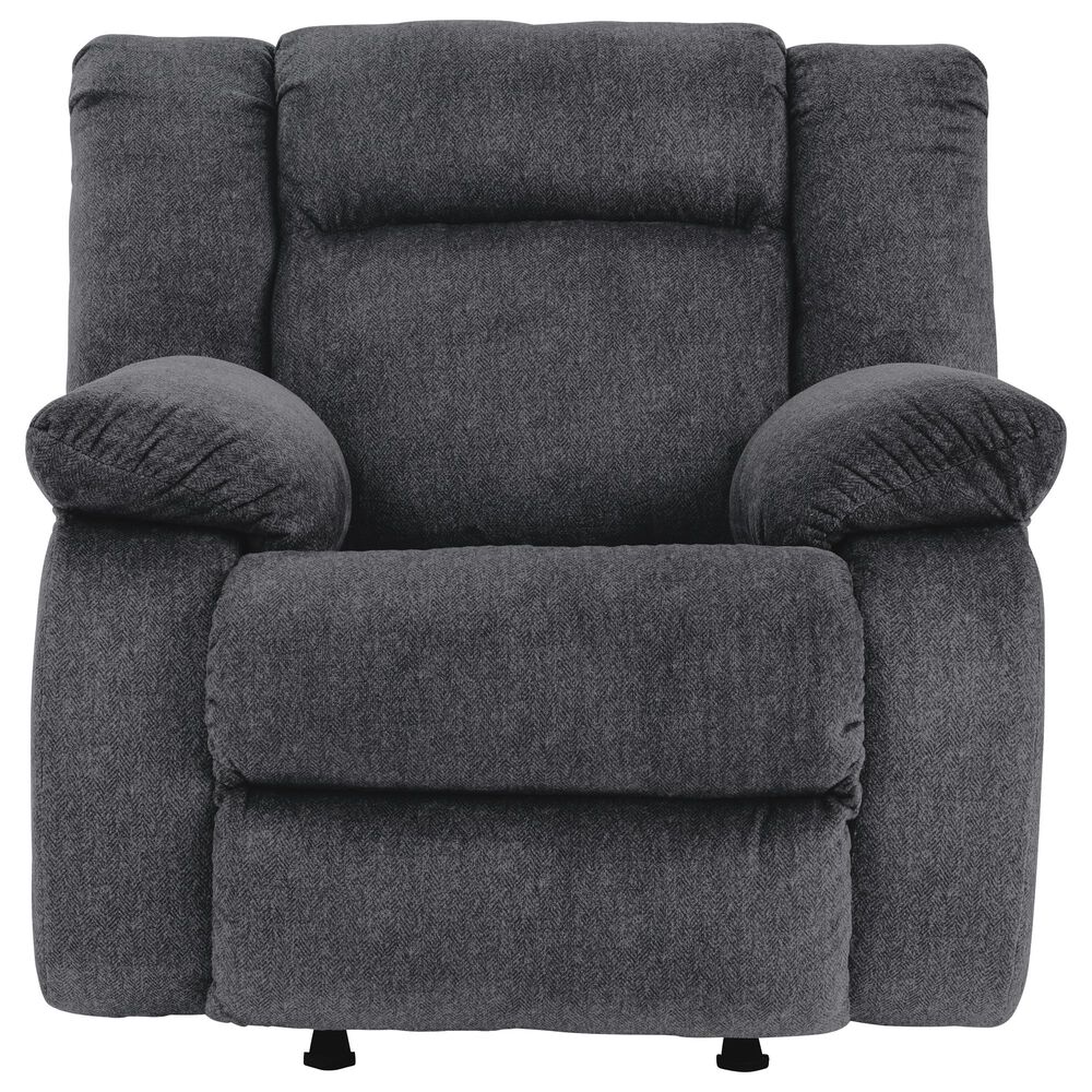 Ashley Burkner Power Rocker Recliner in Marine Velvet, , large