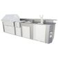 Hestan 8" Outdoor Cooking Suite in Stainless Steel, , large