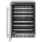 Thermador 24" Glass Door Wine Cooler with Masterpiece Handle Left Hinge in Stainless Steel, , large