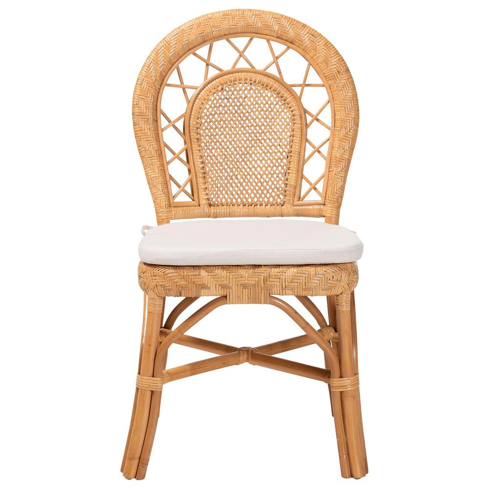 Baxton Studio Adam Side Chair in Light Honey, , large