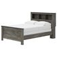 Ashley Frandern 5-Piece Full Bookcase Bedroom Set in Rustic Warm Gray, , large