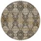 Dalyn Rug Company Aristo AR8 Black 8" Round Area Rug, , large