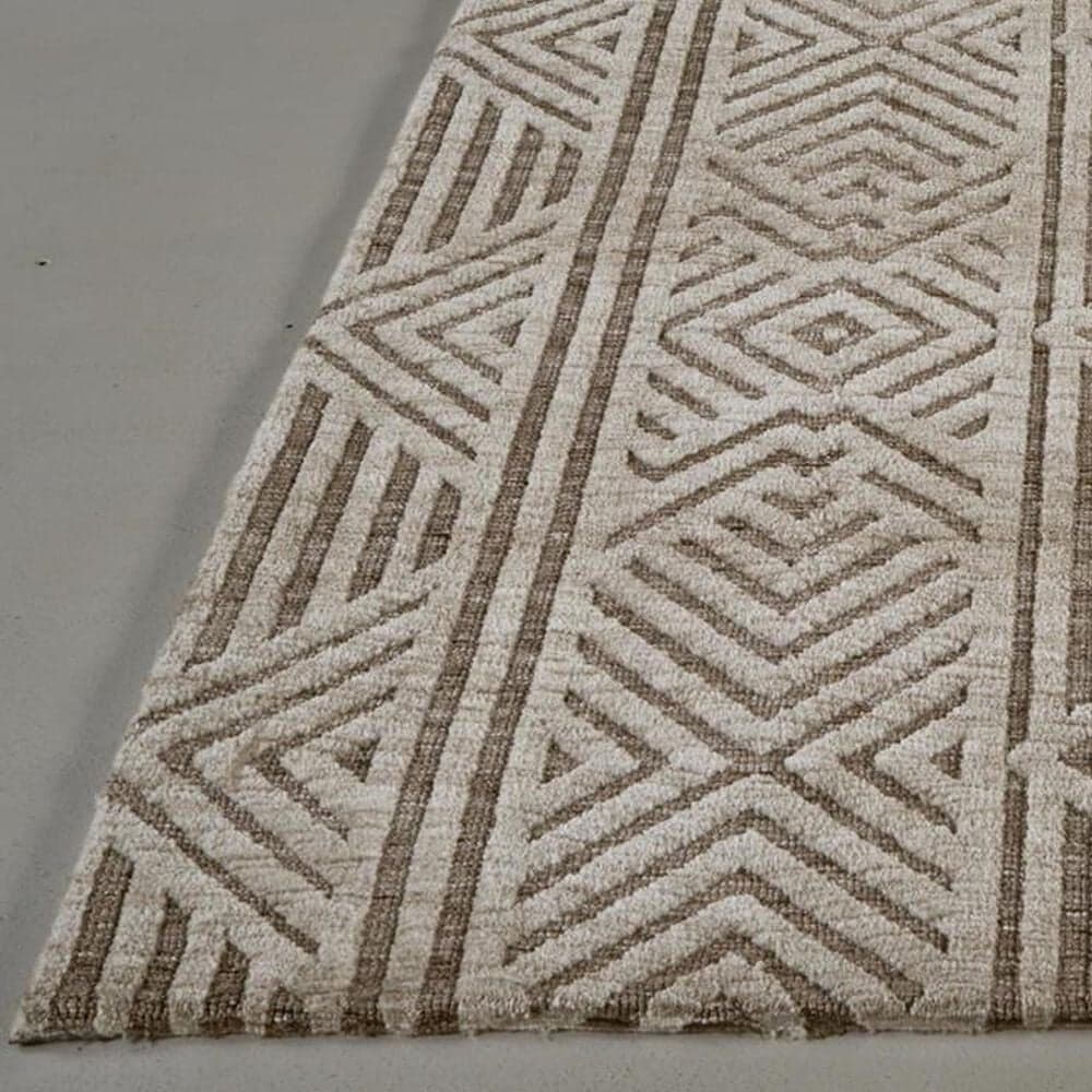 Feizy Colton 3&#39;6&quot; x 5&#39;6&quot; Brown Area Rug, , large