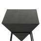 Maple and Jade Triangle End Table in Black, , large