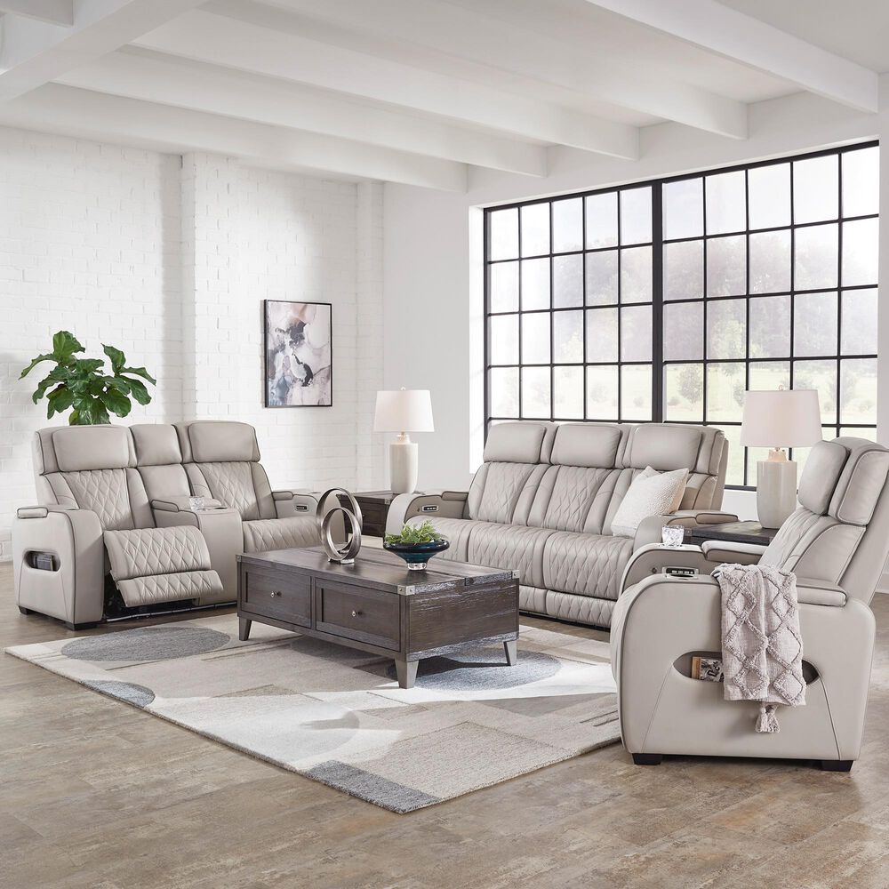 Ashley Boyington 2-Piece Power Reclining Living Room Set in Gray, , large