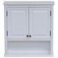 Timberlake Dorset 29" Dorset Over Toilet Hutch with Mixed Storage in White, , large
