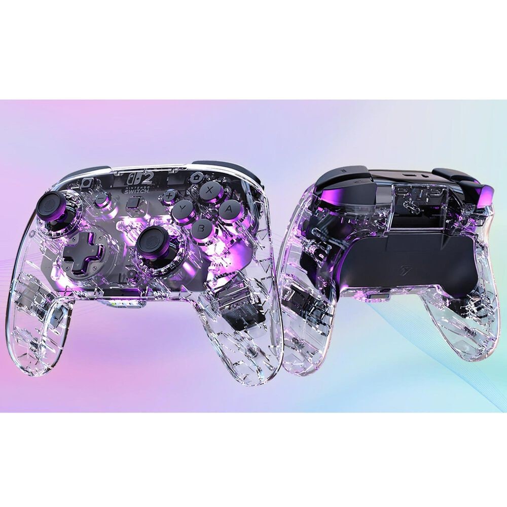 Turtle Beach Afterglow Wireless RBG Gaming Controller for Nintendo Switch 2 in Clear, , large