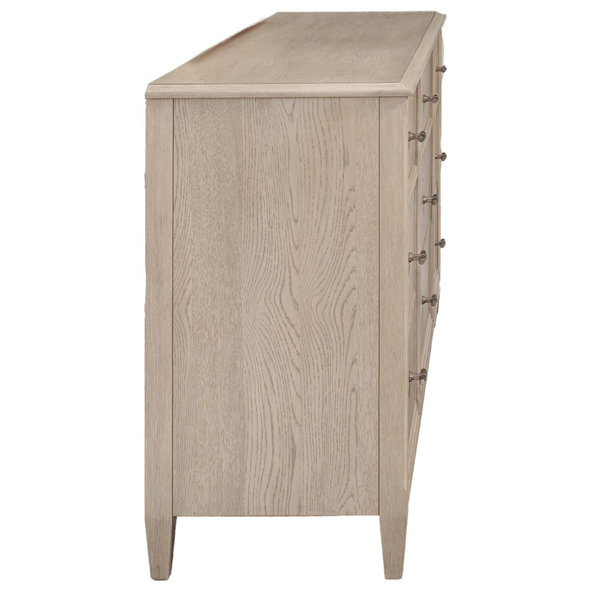 ボーナスセール中【新品】SMERSH チェストリグ デジタルフローラ レプリカ Riverside Furniture Carmella 9-Drawer Dresser in Pebble Oak