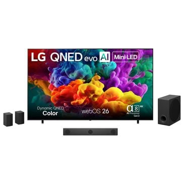 LG 100" Class 84B Series QNED evo AI Mini LED 4K - Smart TV with 5.1.3 Channel Soundbar System in Black, , large