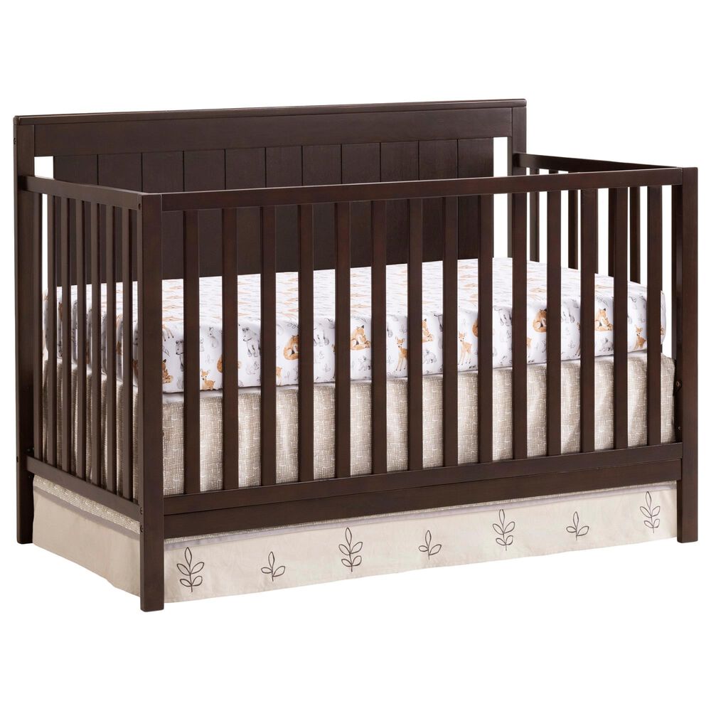 Oxford Baby Lazio 4In1 Convertible Crib in Espresso NFM