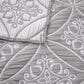 Duke Imports 3-Piece Jacquard Full/Queen Quilt Set in Stone Mandala, , large