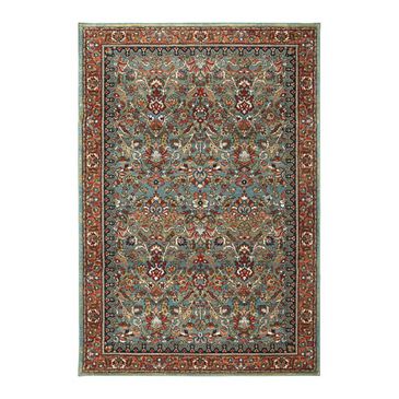 Karastan Spice Market Tigris 90662 5"3" x 7"10" Aquamarine Area Rug, , large
