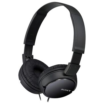 Sony ZX Series On-Ear Wired Headphone in Black, , large