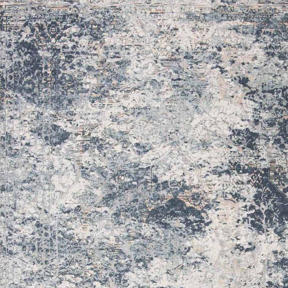 Safavieh Martha Stewart Cosmopolitan Waze Abstract 2&#39;2&quot; x 8&#39; Cream and Blue Runner, , large