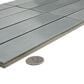 Emser Kaizen Gray 2" x 8" Rectangle on 9" x 15" Satin Porcelain Mosaic Sheet, , large