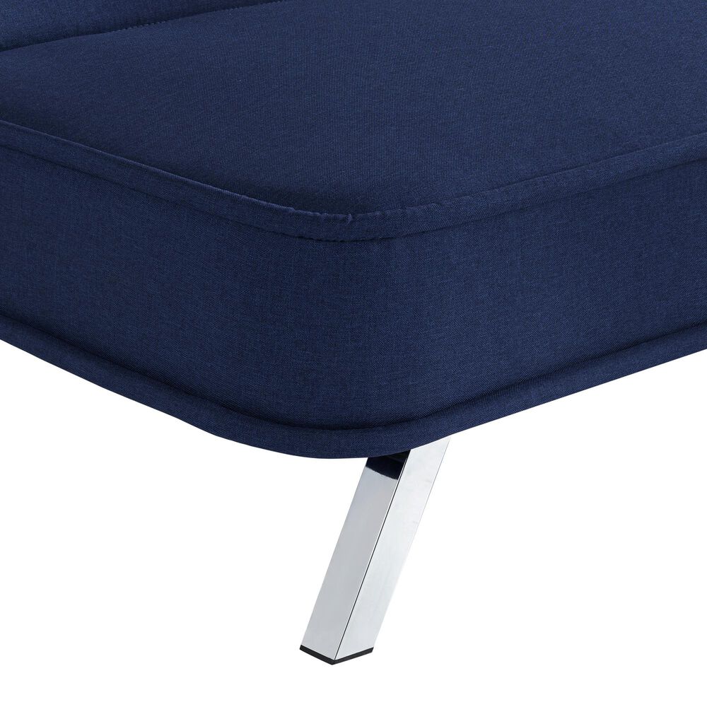 Lifestyle Solutions Toni Convertible Sofa in Navy, , large