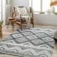 Surya Alyssa 9" x 12" Black, White, Gray and Brown Area Rug, , large