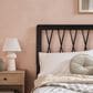 Walker Edison Cama X Spindle Full Platform Bed in Black, , large