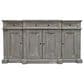 Santa Fe Rustic Michael Angelo Console in Feather Gray, , large