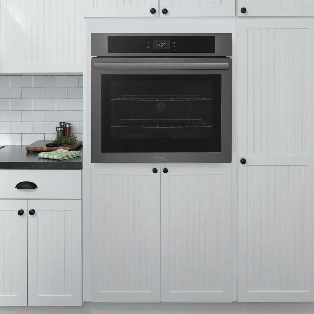 Frigidaire 30&quot; Single Electric Wall Oven with Fan Convection in Black Stainless Steel, , large
