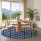 Dalyn Rug Company The Reserve TR6 Navy 8" Round Indoor/Outdoor Area Rug, , large