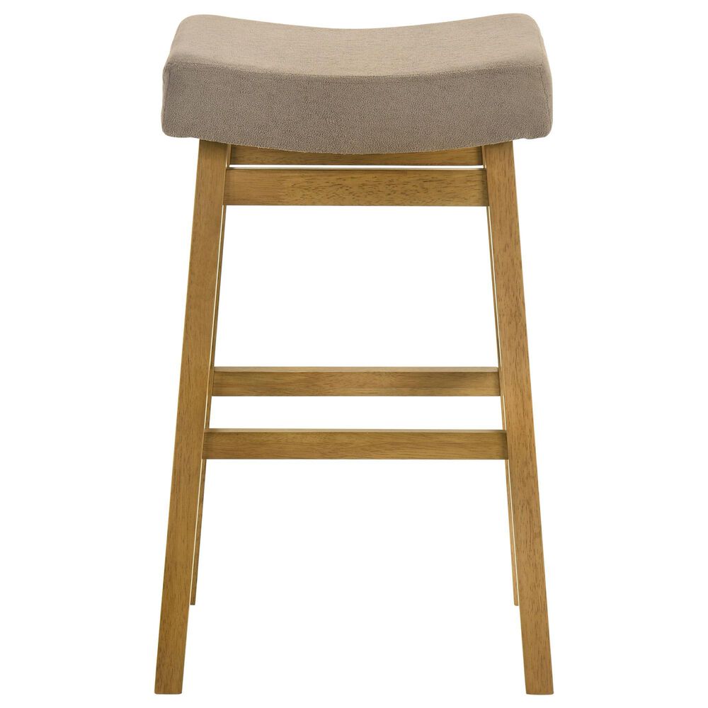 Armen Living Lenon Bar Height Stool in Amber Glow, , large