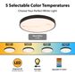 Vaxcel Aurelia 12" 1-Light Flush Mount in Matte Black, , large