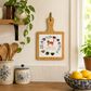 Pavilion 7.5" Cats and Coffee Tile Trivet in White, , large