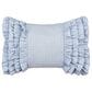 J. Queen New York Kourtney 13" x 19" Lumbar Pillow in Blue and White, , large