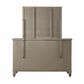 Belle Furnishings Americana Farmhouse 3 Piece Queen Sleigh Bedroom Set in Dusty Taupe and Black, , large