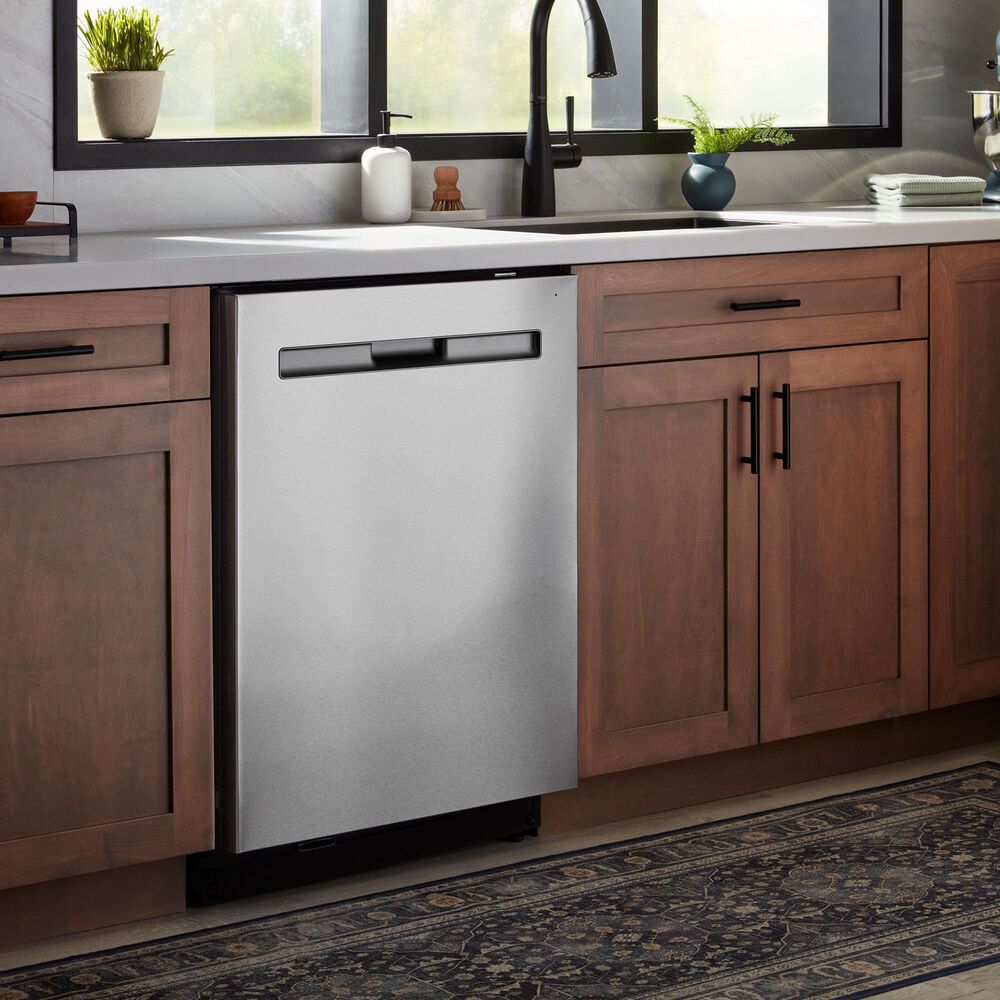 Maytag 24&quot; Built-In Pocket Handle Dishwasher in Fingerprint Resistant Stainless Steel, , large