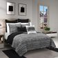 Royal Court Dalton 3-Piece King/California King Comforter Set in Black, , large