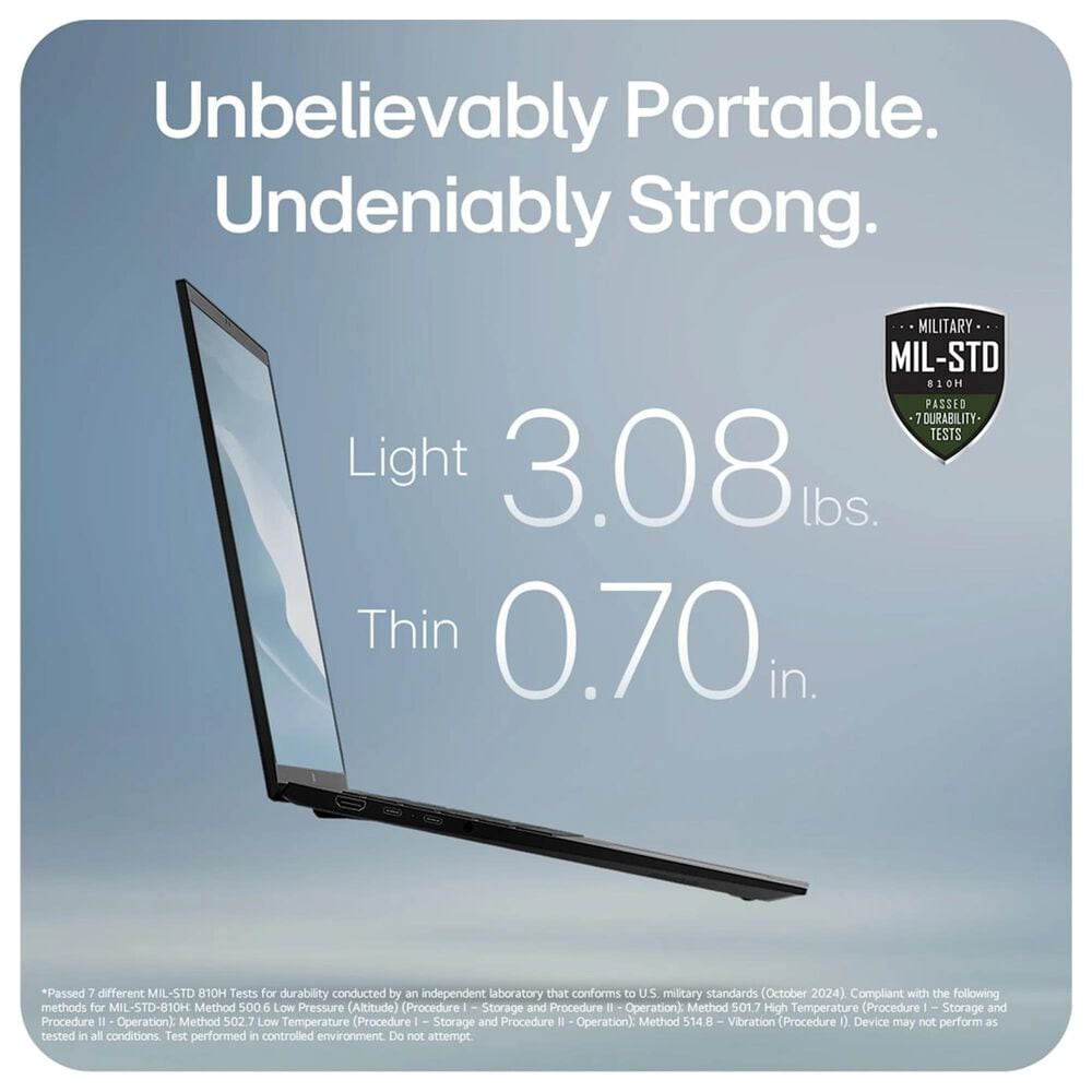 LG Gram 17&quot; Laptop | Intel Core Ultra 7 256V - 16GB RAM - Intel Arc Graphics - 2TB SSD in Obsidian Black, , large