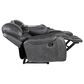 Crystal City Keily Manual Reclining Sofa with Dropdown Table in Dove Grey, , large