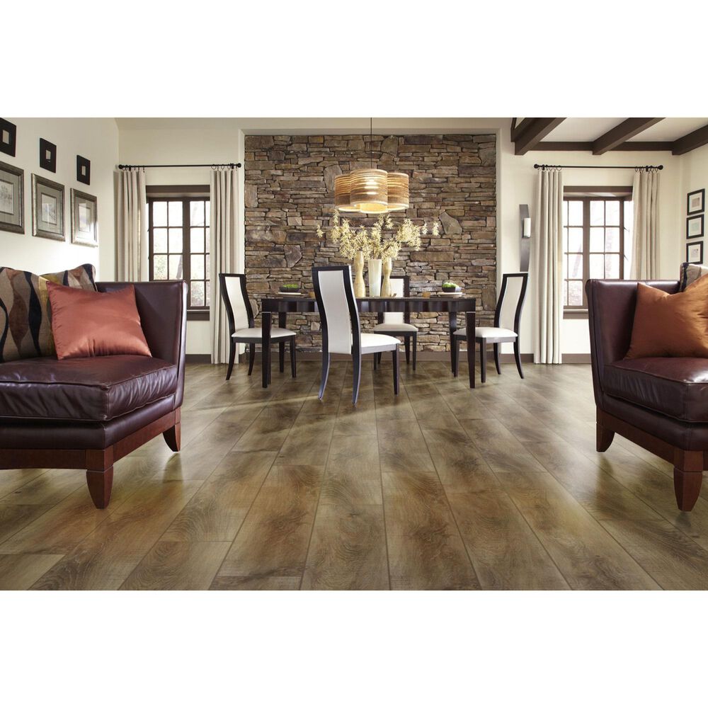 Happy Feet International Stone Elegance II Foxwood 7" x 48" Luxury Vinyl Plank, , large