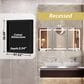 HOMLUX 48" x 32" Bathroom Medicine Cabinet with Mirror in Silver, , large