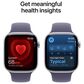 Apple Watch Series 11 (GPS+Cellular) 46mm Aluminum Case with Purple Fog Sport Band - M/L in Silver and 2-Year AppleCare+, , large