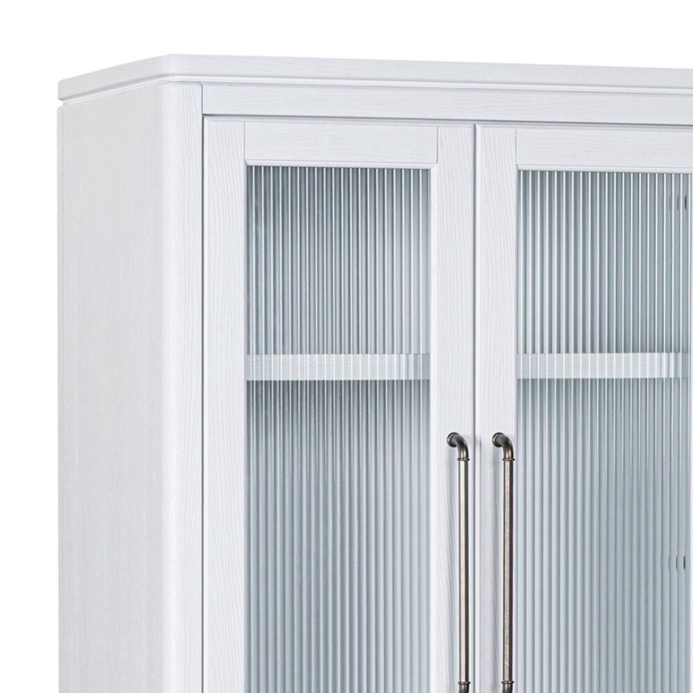 Riva Ridge Norah 4-Door Bookcase in White, , large
