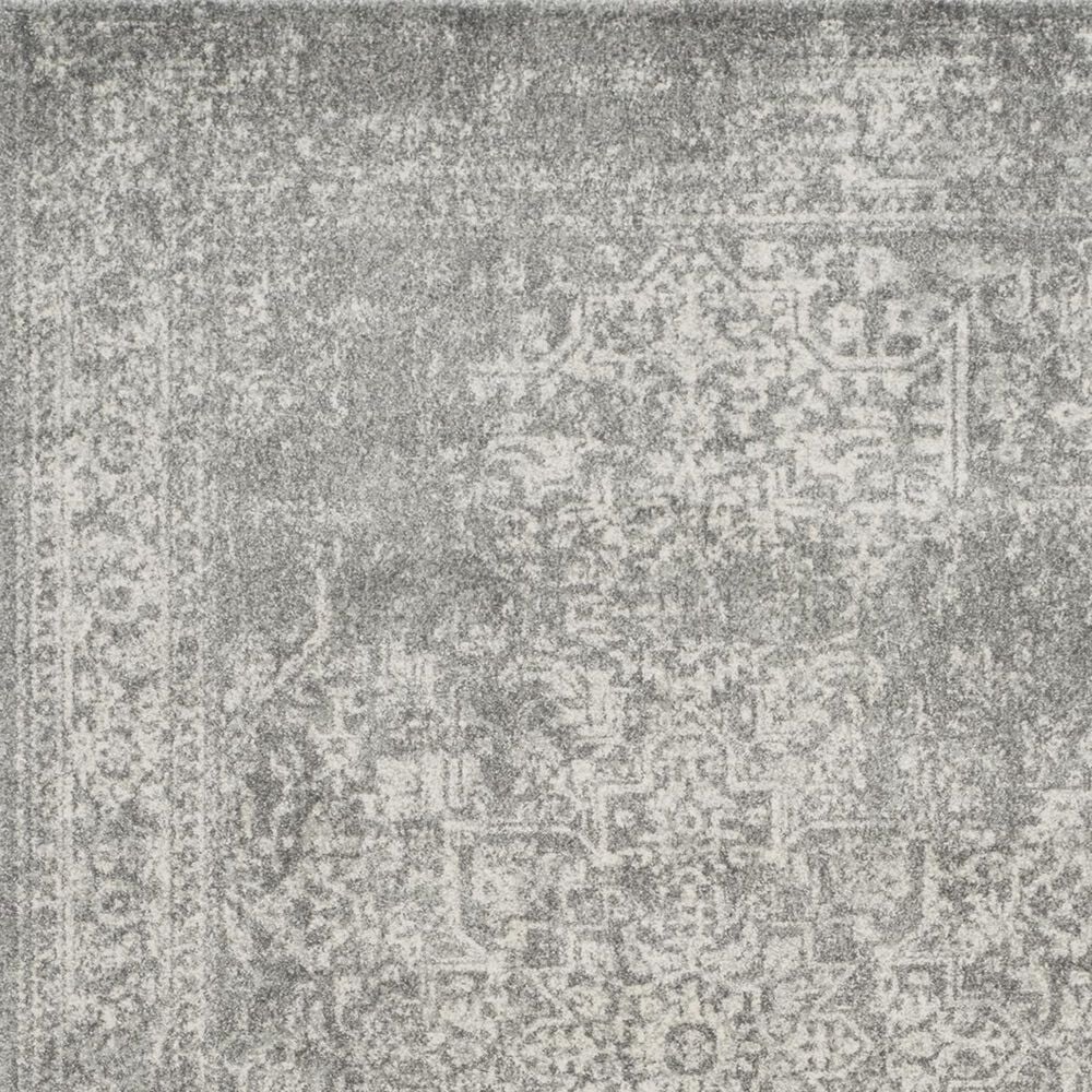 Safavieh Evoke EVK256S-3 3&#39; x 5&#39; Silver/Ivory Area Rug, , large