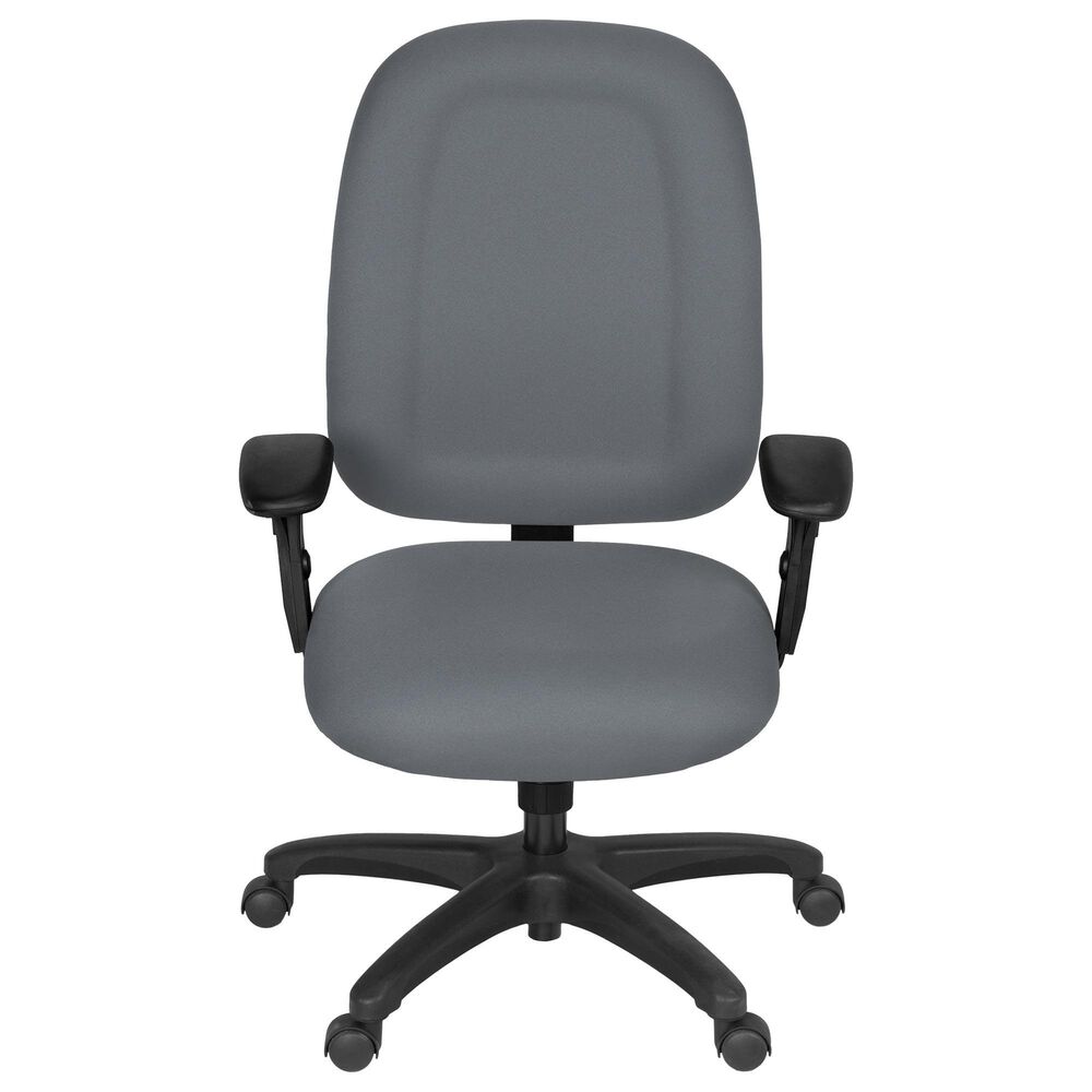 Regency Global Sourcing Comfort Series Multifunctional Swivel Computer Task Chair in Grey, , large