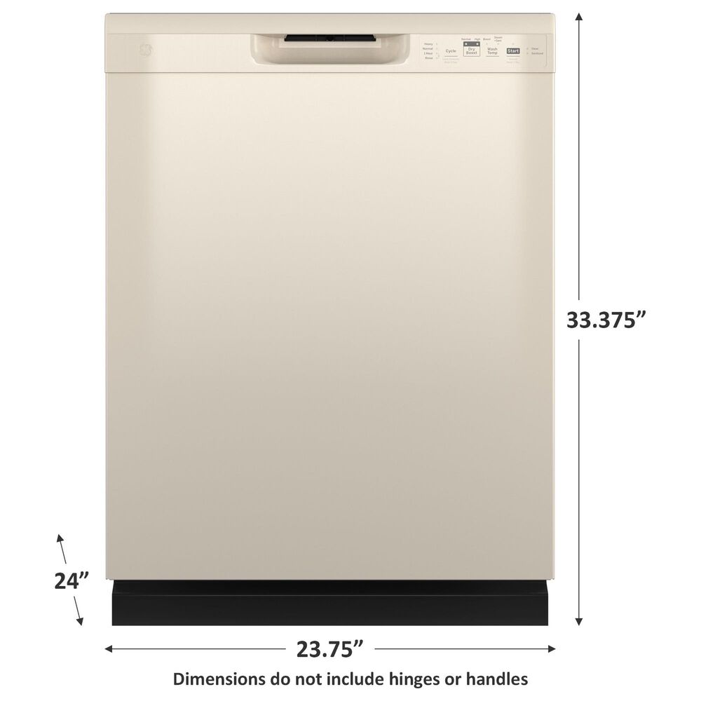 GE Appliances 24 &quot; Built-In Dishwasher with Steam + Sanitize in Bisque, , large