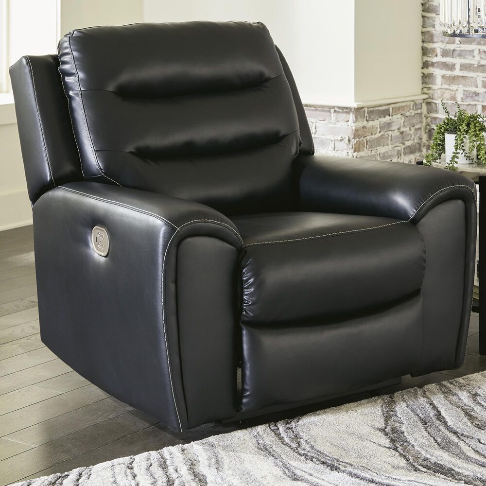 Ashley Warlin Power Recliner in Black, , large