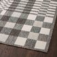 Loloi II Rainier 9"2" x 12"2" Ivory and Pebble Indoor/Outdoor Area Performance Rug, , large