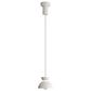 Golden Lighting Vintra LED 1-Light Pendant in Sand White with Chrome, , large
