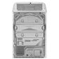 GE Appliances 7.4 Cu. Ft. Smart Front Load Gas Dryer with Sensor Dry in White, , large