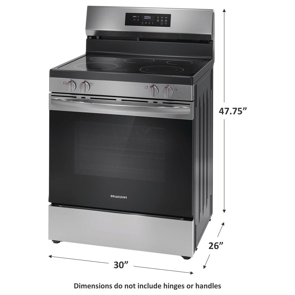 Frigidaire 30&quot; Electric Range with Air Fry in Stainless Steel, , large