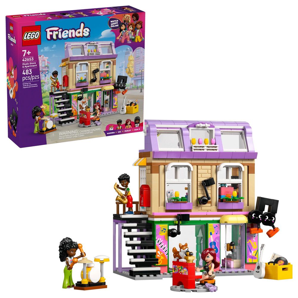 LEGO Music Store and Apartment Building Set, , large