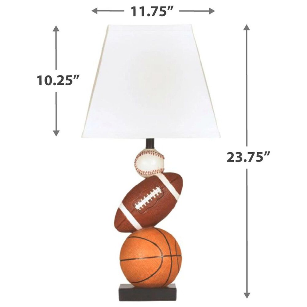Signature Design by Ashley Nyx Table Lamp in Brown and Orange, , large